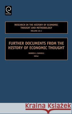 Further Documents from the History of Economic Thought Warren J. Samuels 9780762314249 JAI Press - książka