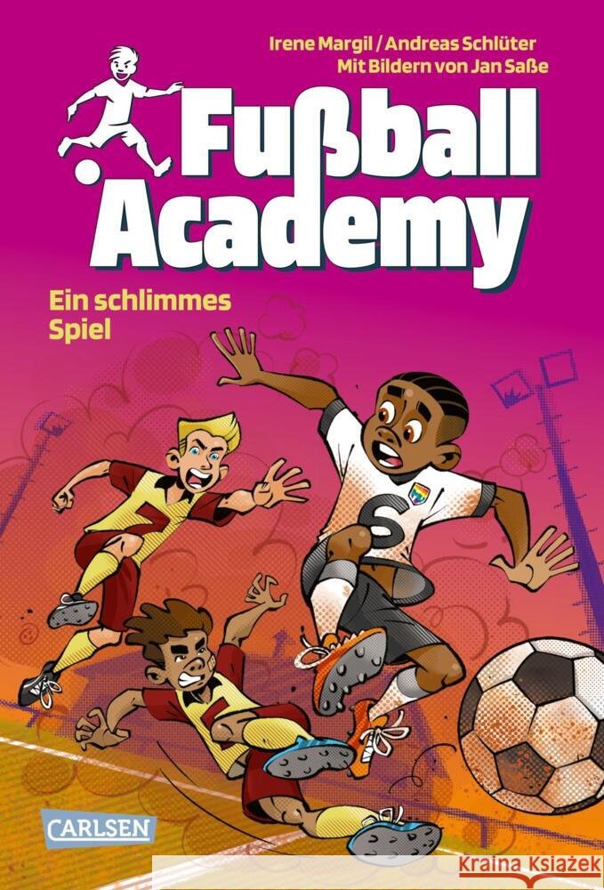 Fußball Academy Margil, Irene, Schlüter, Andreas 9783551655721 Carlsen - książka