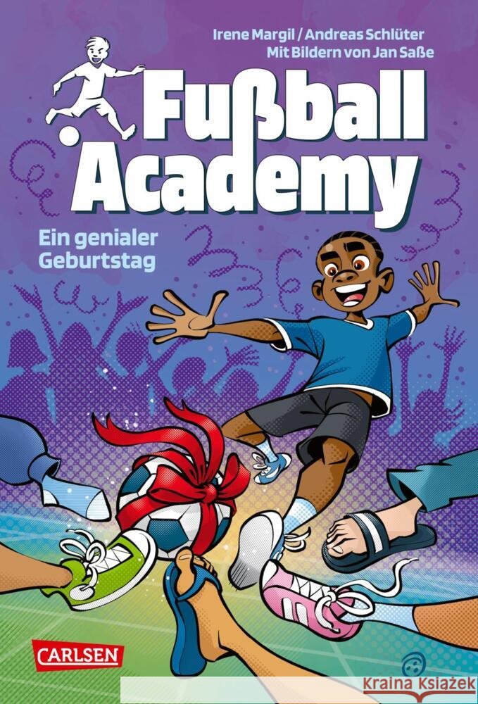 Fußball Academy 5: Ein genialer Geburtstag Schlüter, Andreas, Margil, Irene 9783551654304 Carlsen - książka