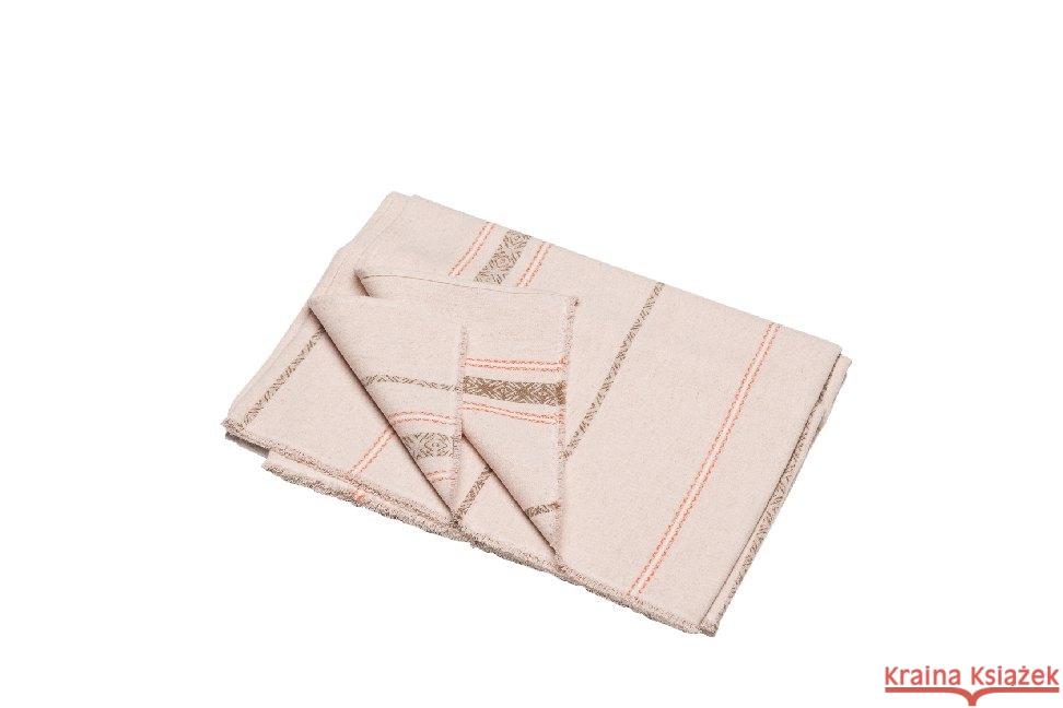 Fussenegger leichtes Leinenmix-Plaid, Bordüre altrosa 140 x 200 cm  9007213185181 David Fussenegger Textil - książka