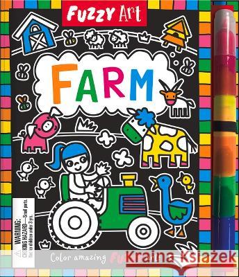 Fuzzy Art Farm Melanie Hibbert Jayne Schofield 9781801056618 Imagine That - książka