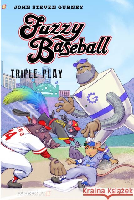 Fuzzy Baseball 3-In-1: Triple Play John Steven Gurney 9781545809051 Papercutz - książka