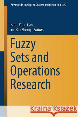 Fuzzy Sets and Operations Research  9783030027766 Springer - książka