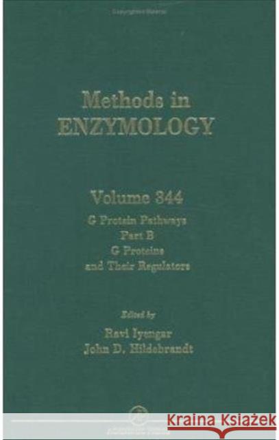 G Protein Pathways, Part B: G Proteins and Their Regulators: Volume 344 Iyengar, Ravi 9780121822453 Academic Press - książka