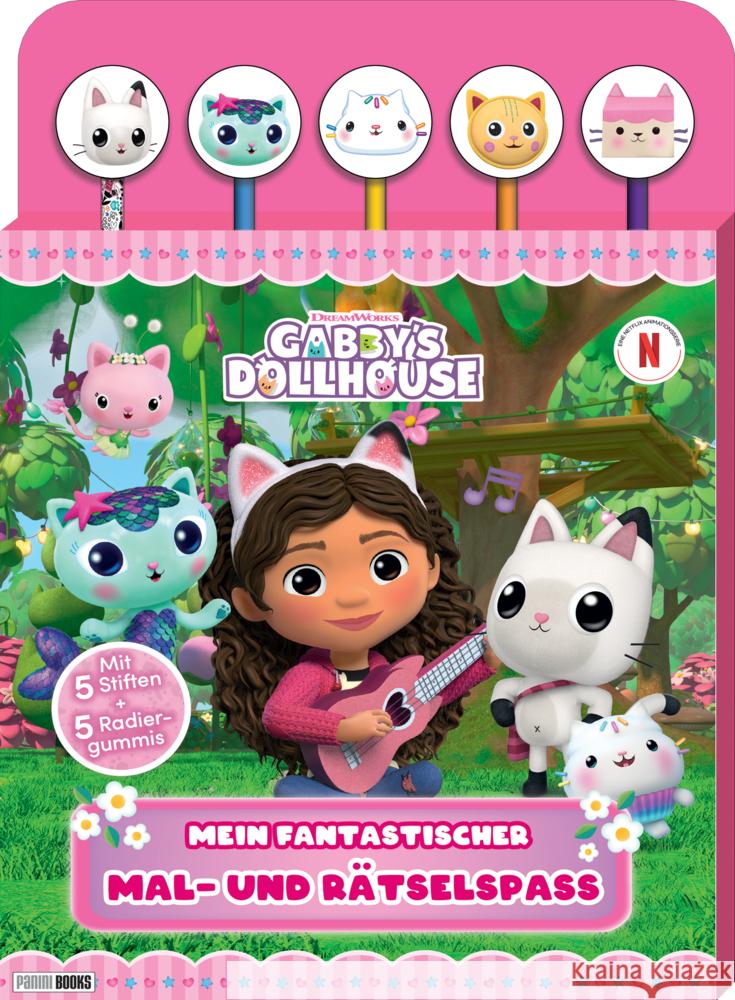 Gabby's Dollhouse: Mein fantastischer Mal- und Rätselspaß Panini 9783833244698 Panini Books - książka