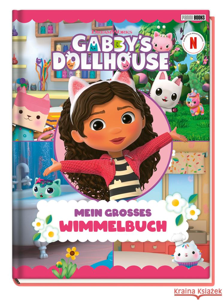 Gabby's Dollhouse: Mein großes Wimmelbuch Weber, Claudia 9783833246616 Panini Books - książka