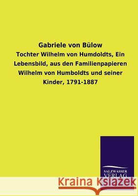 Gabriele Von Bulow Ohne Autor 9783846042403 Salzwasser-Verlag Gmbh - książka