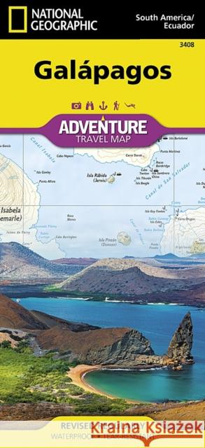 Galapagos Map National Geographic Maps 9781566957878 National Geographic Maps - książka