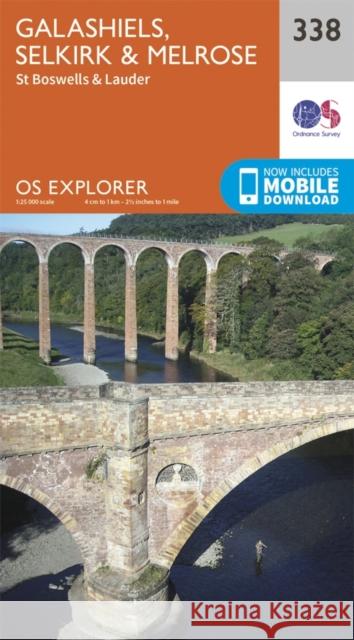 Galashiels, Selkirk and Melrose Ordnance Survey 9780319245903 Ordnance Survey - książka