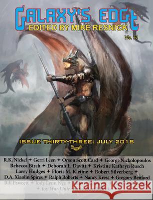 Galaxy's Edge Magazine: Issue 33, July 2018 Orson Scott Card, Robert Silverberg, Nancy Kress 9781612424163 Phoenix Pick - książka