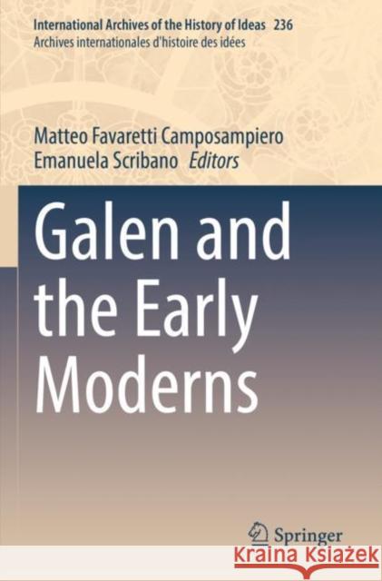 Galen and the Early Moderns Matteo Favarett Emanuela Scribano 9783030863104 Springer - książka