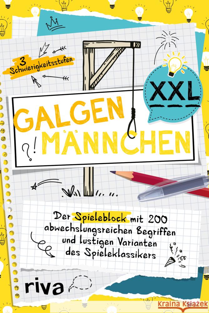 Galgenmännchen XXL  9783742321558 Riva - książka