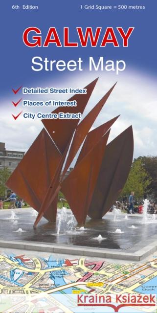 Galway Street Map Ordnance Survey Ireland 9781908852731 Ordnance Survey - książka