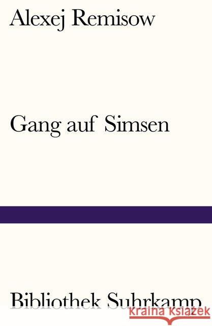 Gang auf Simsen Remisow, Alexej 9783518242339 Suhrkamp - książka