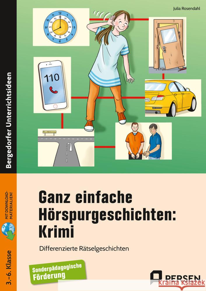 Ganz einfache Hörspurgeschichten: Krimi Rosendahl, Julia 9783403209409 Persen Verlag in der AAP Lehrerwelt - książka