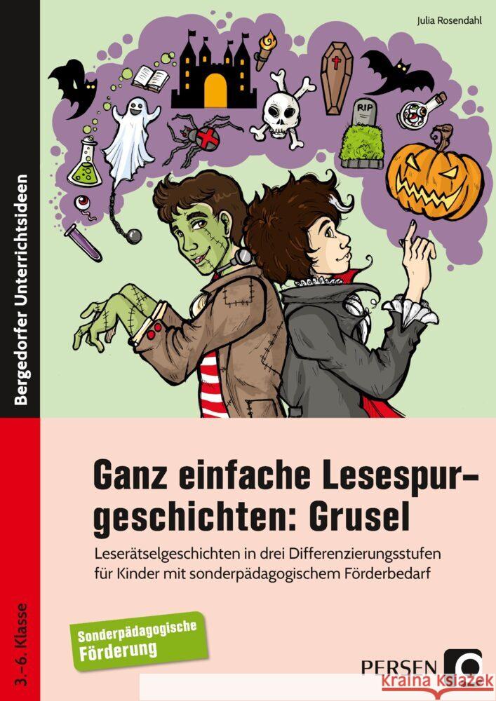 Ganz einfache Lesespurgeschichten: Grusel Rosendahl, Julia 9783403207047 Persen Verlag in der AAP Lehrerwelt - książka