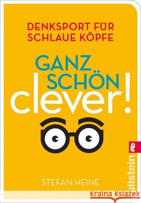 Ganz schön clever!. Bd.3 : Denksport für schlaue Köpfe  9783548376356 Ullstein TB - książka