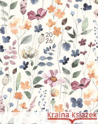 Garden Botanical 2026 7.5 X 9.5 Booklet Monthly Planner Willow Creek Press 9781549257841 Willow Creek Press Calendars - książka