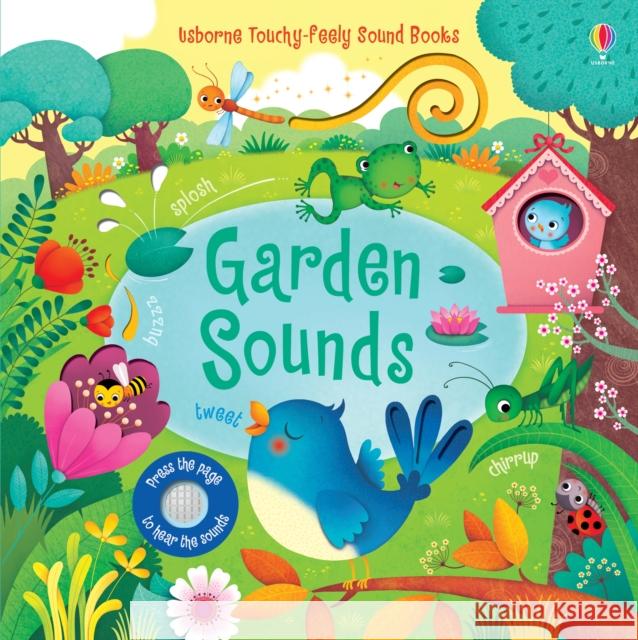 Garden Sounds Sam Taplin 9781409597698 Usborne Publishing Ltd - książka