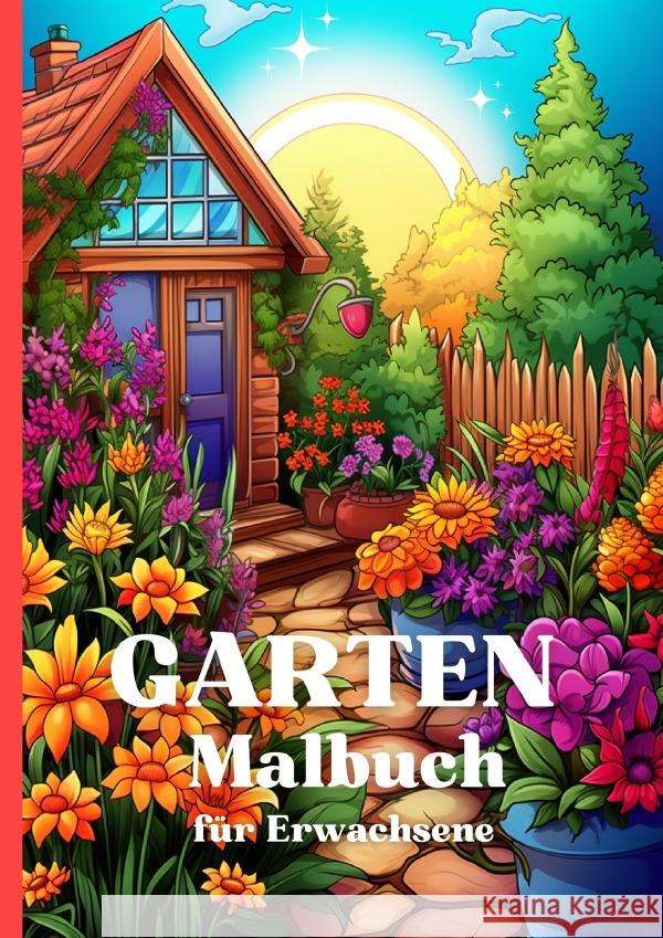 Garten Malbuch für Erwachsene Mayr, Lia 9783565223862 epubli - książka