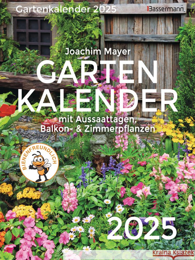 Gartenkalender 2025 Mayer, Joachim 9783809449249 Bassermann - książka