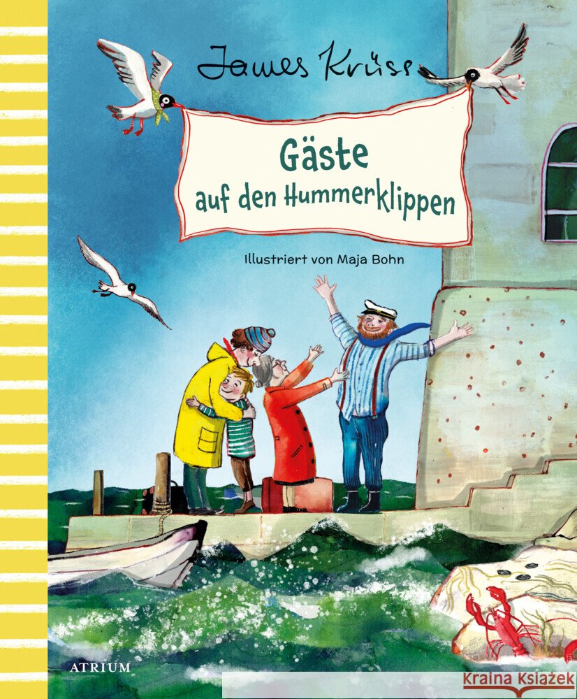 Gäste auf den Hummerklippen Krüss, James 9783855356805 Atrium Kinderbuch - książka