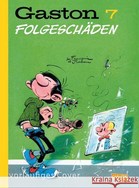 Gaston, Folgeschäden Franquin, André 9783551741882 Carlsen - książka