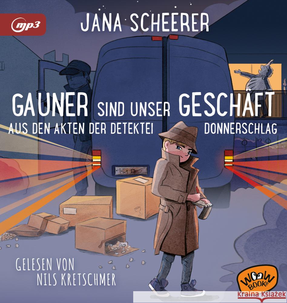 Gauner sind unser Geschäft, Audio-CD, MP3 Scheerer, Jana 9783961770946 Woow Books - książka