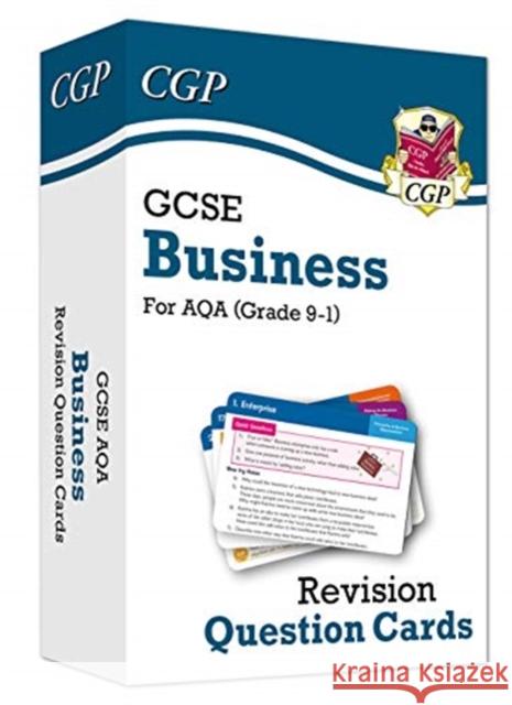 GCSE Business AQA Revision Question Cards CGP Books CGP Books  9781789084146 Coordination Group Publications Ltd (CGP) - książka