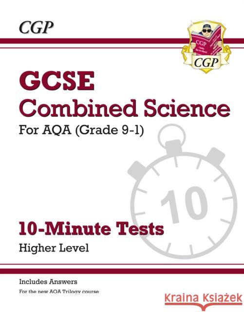 GCSE Chemistry: AQA 10-Minute Tests (includes answers) CGP Books 9781782948452 Coordination Group Publications Ltd (CGP) - książka