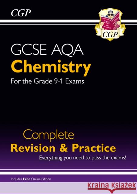 GCSE Chemistry AQA Complete Revision & Practice includes Online Ed, Videos & Quizzes CGP Books 9781782945840 Coordination Group Publications Ltd (CGP) - książka