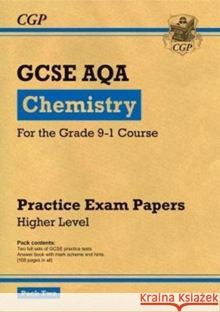 GCSE Chemistry AQA Practice Papers: Higher Pack 2 CGP Books 9781782948391 Coordination Group Publications Ltd (CGP) - książka