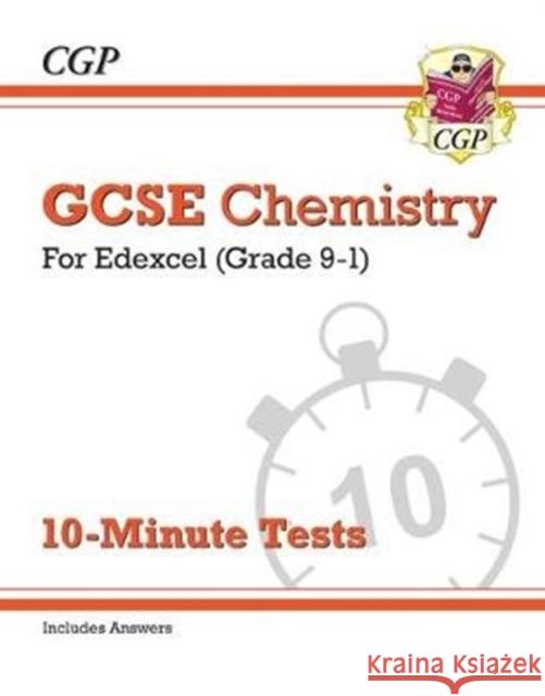 GCSE Chemistry: Edexcel 10-Minute Tests (includes answers) CGP Books 9781789080797 Coordination Group Publications Ltd (CGP) - książka