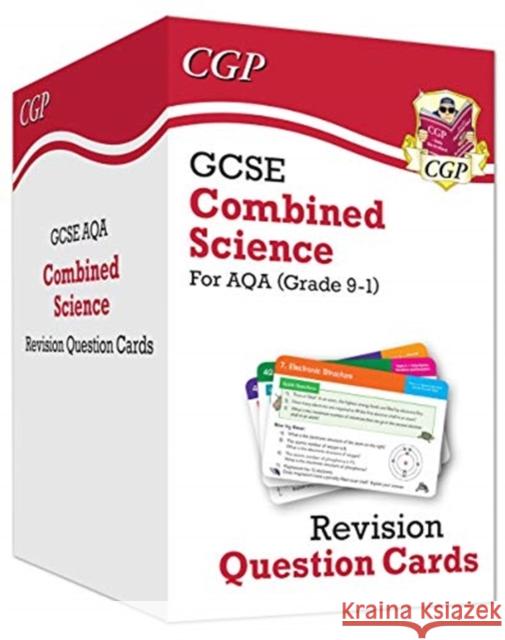 GCSE Combined Science AQA Revision Question Cards: All-in-one Biology, Chemistry & Physics CGP Books   9781789084665 Coordination Group Publications Ltd (CGP) - książka