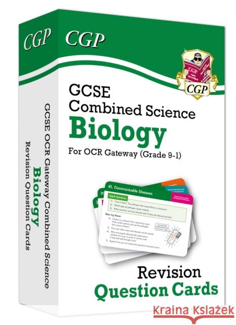GCSE Combined Science: Biology OCR Gateway Revision Question Cards CGP Books CGP Books  9781789083750 Coordination Group Publications Ltd (CGP) - książka
