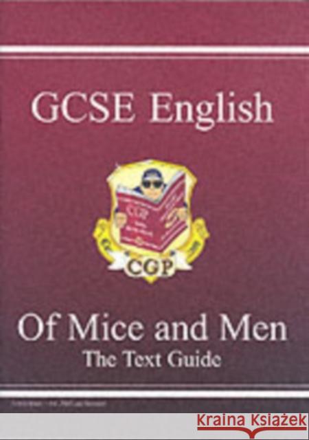 GCSE English Text Guide - Of Mice & Men Richard Parsons 9781841461144 Coordination Group Publications Ltd (CGP) - książka