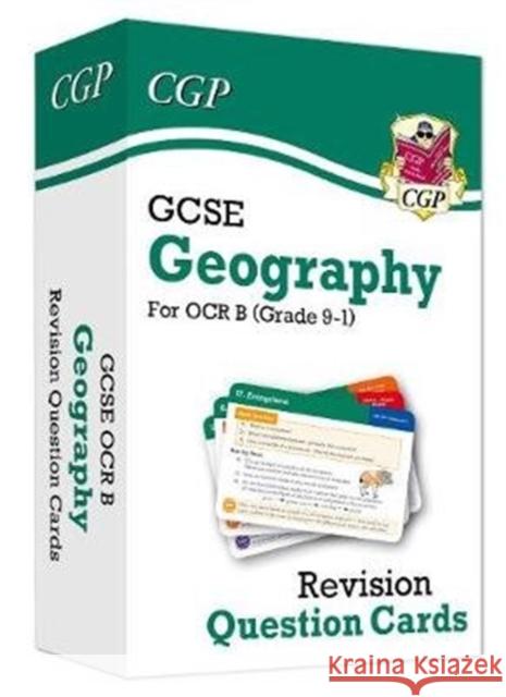 GCSE Geography OCR B Revision Question Cards CGP Books CGP Books  9781789084610 Coordination Group Publications Ltd (CGP) - książka