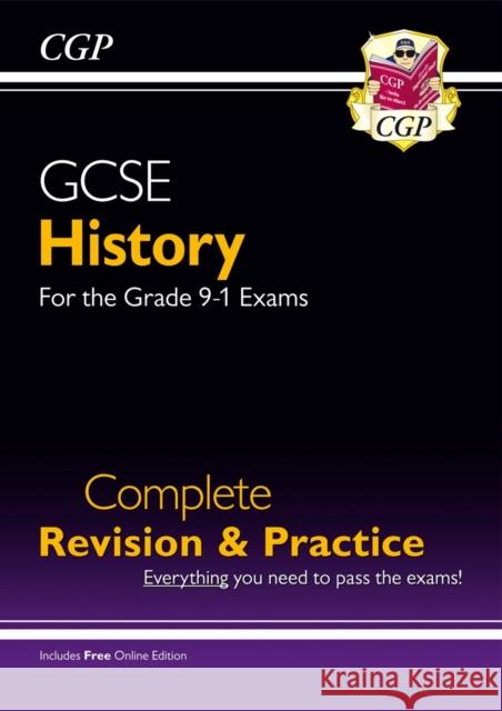 GCSE History Complete Revision & Practice (with Online Edition, Quizzes & Knowledge Organisers) CGP Books 9781782946090 Coordination Group Publications Ltd (CGP) - książka