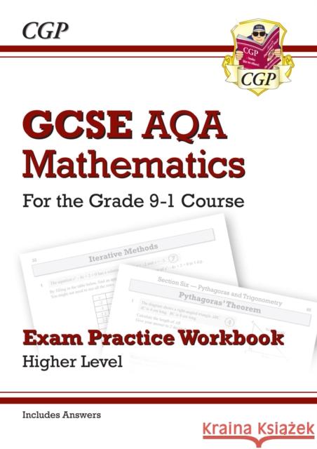 GCSE Maths AQA Exam Practice Workbook: Higher - includes Video Solutions and Answers CGP Books 9781782943945 Coordination Group Publications Ltd (CGP) - książka