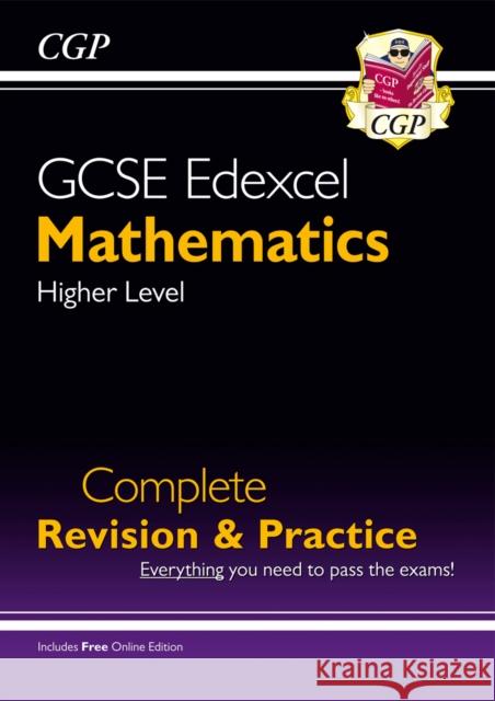 GCSE Maths Edexcel Complete Revision & Practice: Higher inc Online Ed, Videos & Quizzes CGP Books 9781782944058 Coordination Group Publications Ltd (CGP) - książka