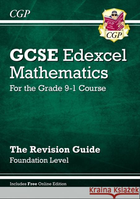 GCSE Maths Edexcel Revision Guide: Foundation inc Online Edition, Videos & Quizzes Richard Parsons 9781782944003 Coordination Group Publications Ltd (CGP) - książka