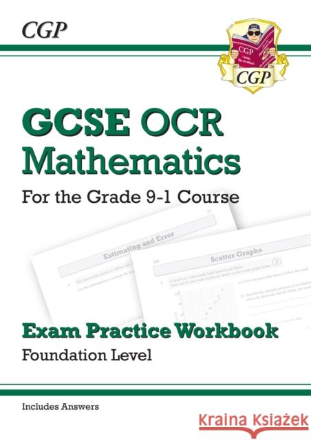 GCSE Maths OCR Exam Practice Workbook: Foundation - includes Video Solutions and Answers CGP Books 9781782943747 Coordination Group Publications Ltd (CGP) - książka
