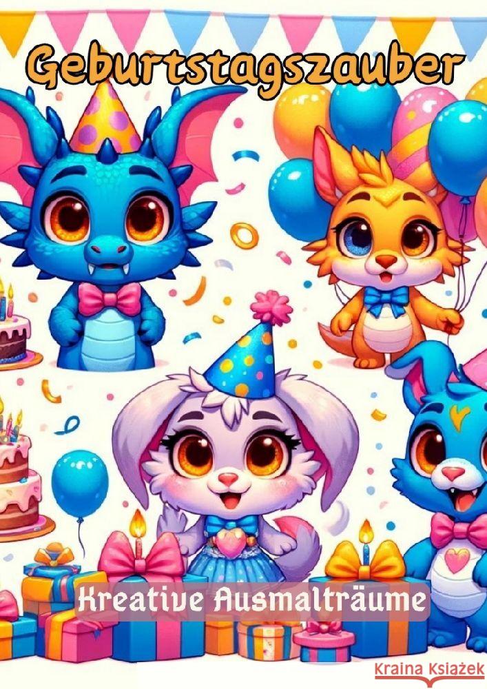 Geburtstagszauber: Kreative Ausmaltr?ume Maxi Pinselzauber 9783384141002 Tredition Gmbh - książka