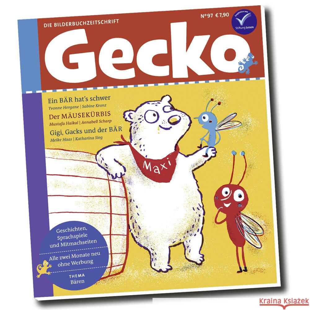 Gecko Kinderzeitschrift Band 97 Hergane, Yvonne, Haikal, Mustafa, Haas, Meike 9783940675965 Edition Loris - książka