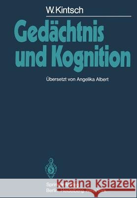 Gedächtnis Und Kognition Albert, A. 9783642683978 Springer - książka