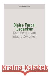 Gedanken Pascal, Blaise 9783518270202 Suhrkamp - książka