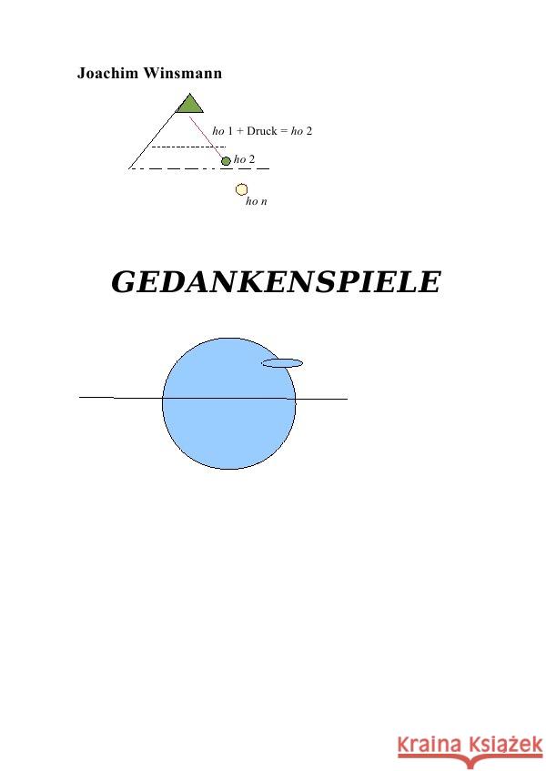 Gedankenspiele Winsmann, Joachim 9783753140797 epubli - książka