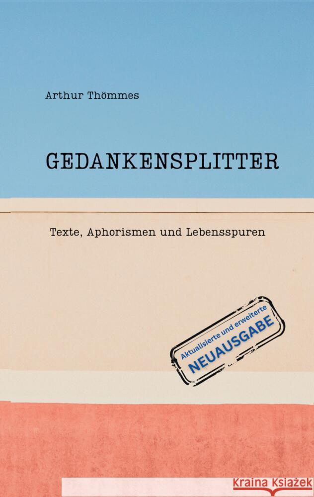 GEDANKENSPLITTER Thömmes, Arthur 9783384568779 tredition - książka
