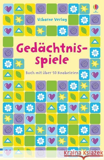 Gedächtnisspiele - Buch mit über 50 Knobeleien Khan, Sarah 9781782327080 Usborne Verlag - książka