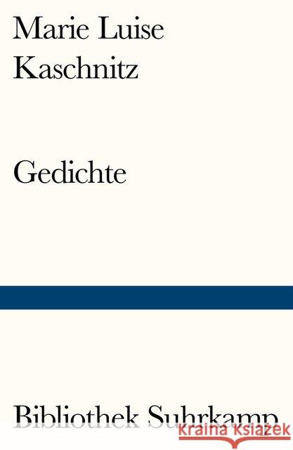 Gedichte Kaschnitz, Marie Luise 9783518241288 Suhrkamp - książka